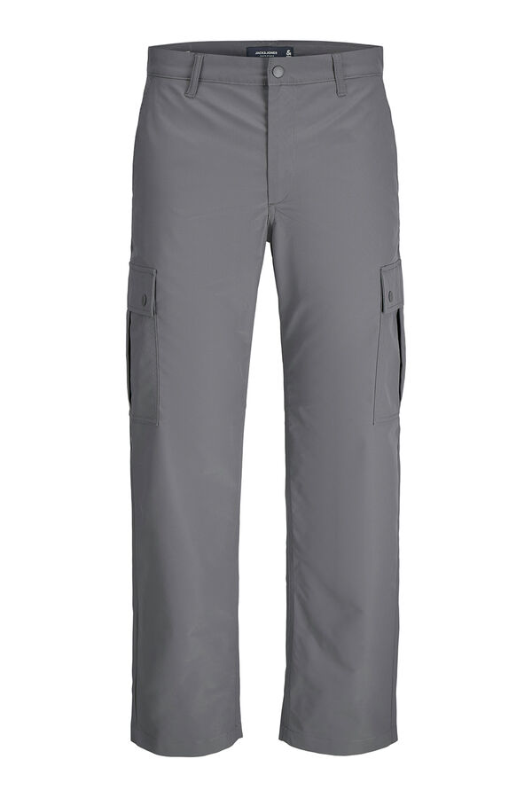 Jack & Jones Calça cargo com ajuste relaxado cinzento