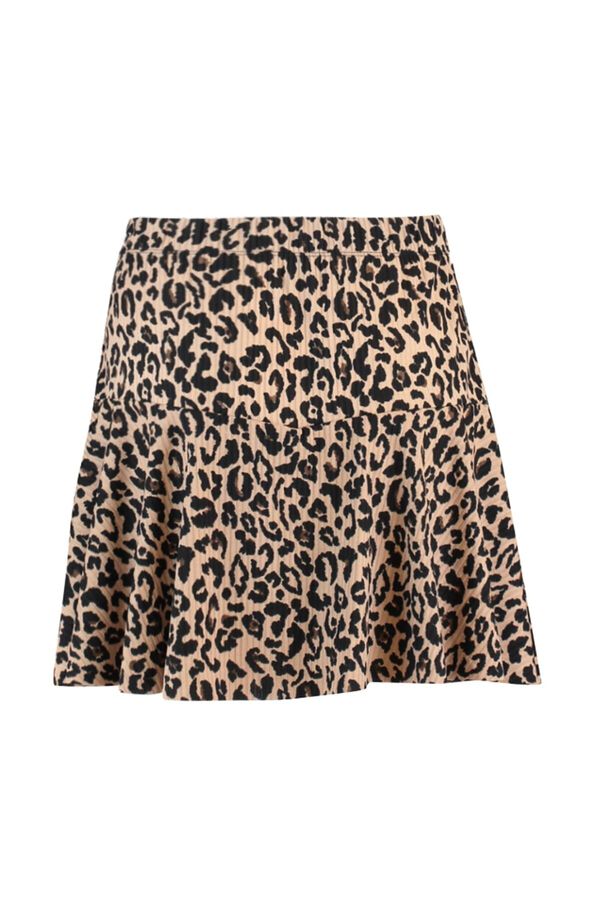 Trendyol Saia-cal&ccedil;&atilde;o estampada com la&ccedil;o castanho