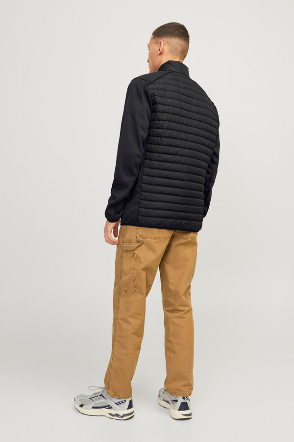 Jack & Jones Casaco acolchoado de gola alta preto