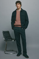 Springfield Cal&ccedil;a cal&ccedil;as chino estruturada Paul azul