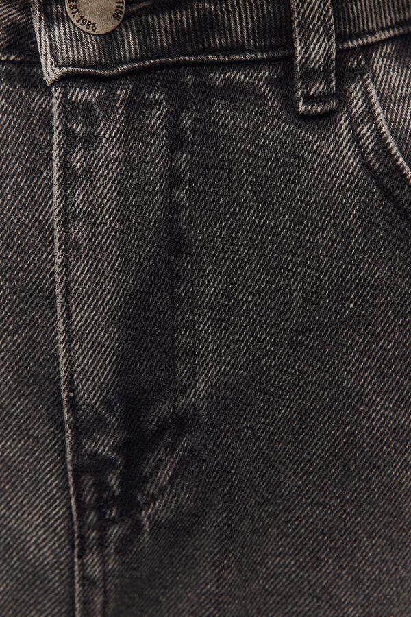 Systemaction Cal&ccedil;as jeans fluidas preto