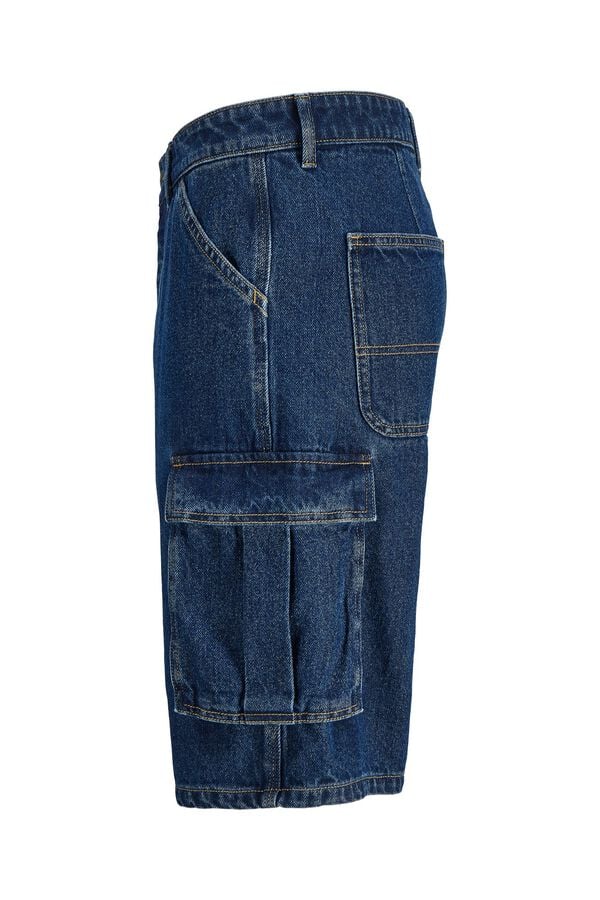 Jack & Jones Bermuda cargo baggy fit azul