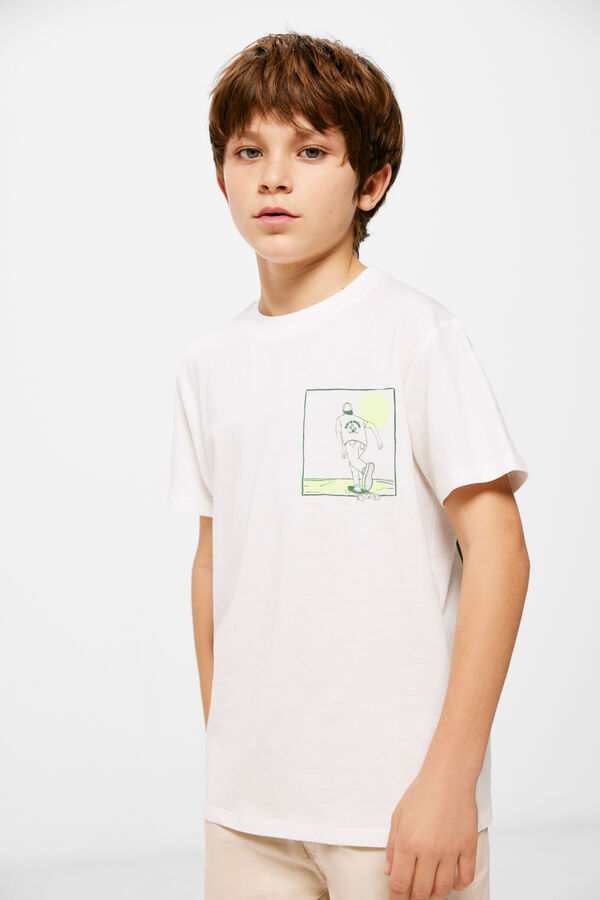 Springfield Boys' "skate lifestyle" print T-shirt natural