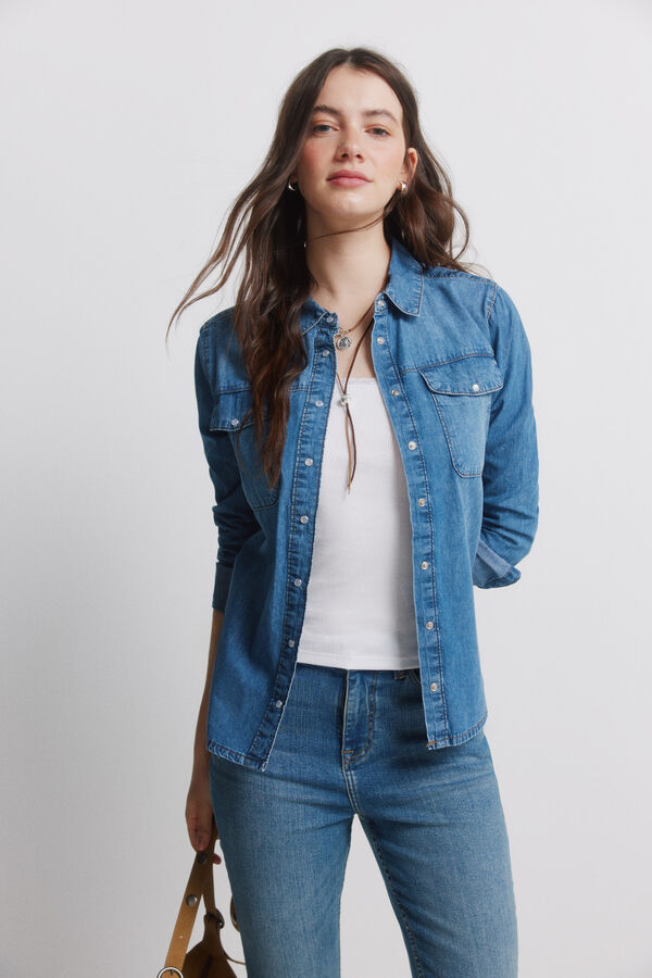 Springfield Cal&ccedil;as Jeans Bootcut azul