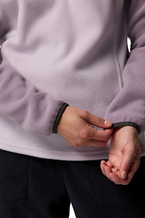 Columbia Forro polar com meio zíper rosa