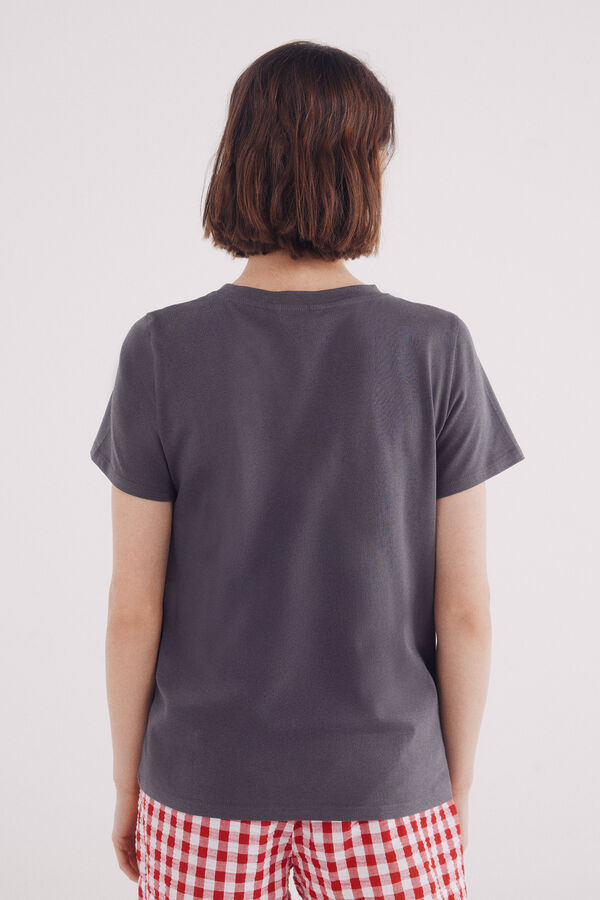 Springfield Camiseta "Cherry love" gris