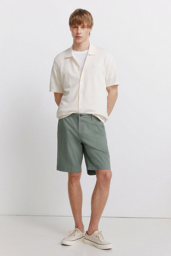 Springfield Bermuda comfort fit color verde