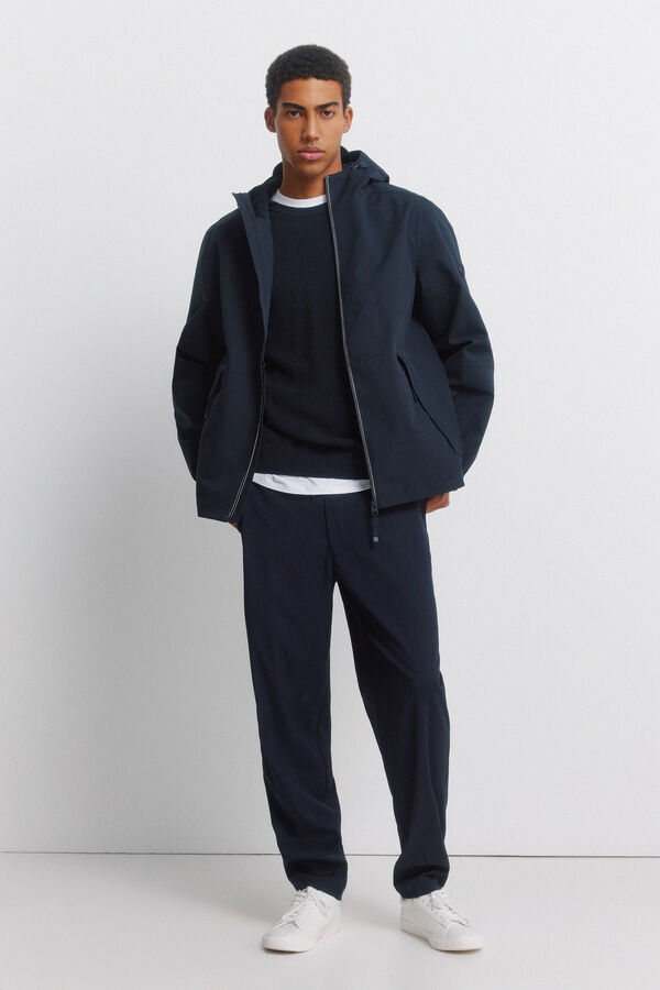 Springfield Parka t&eacute;cnica azul