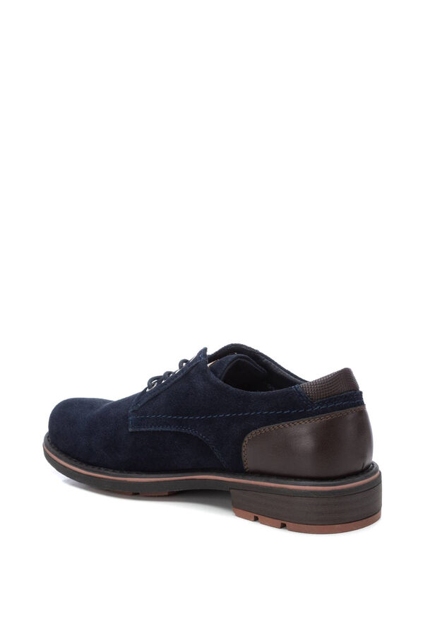 XTI Sapato de Croute masculino azul