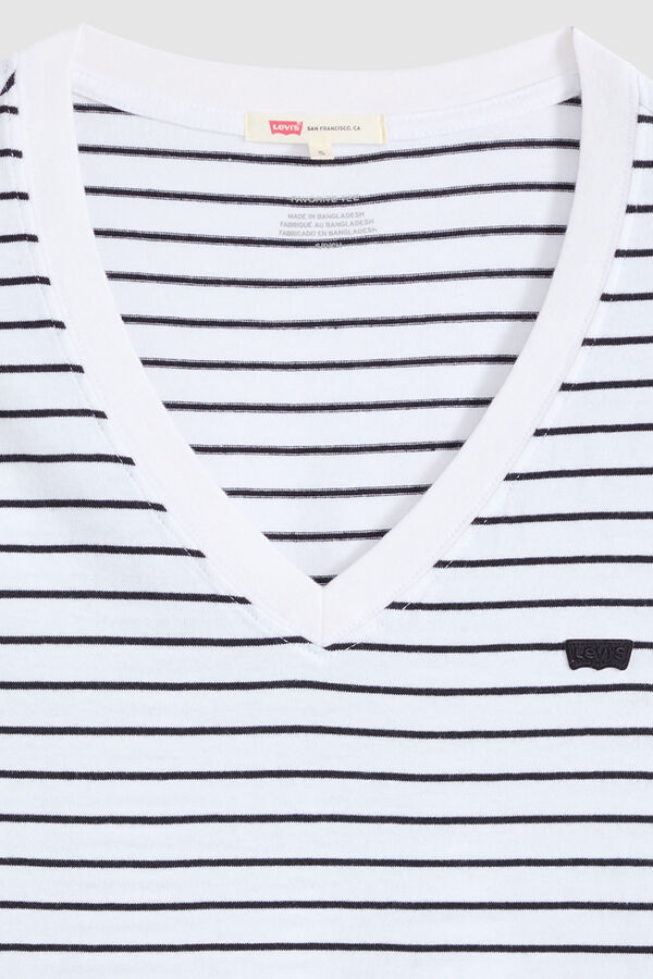 Levi's T-shirt de manga curta com logo azul