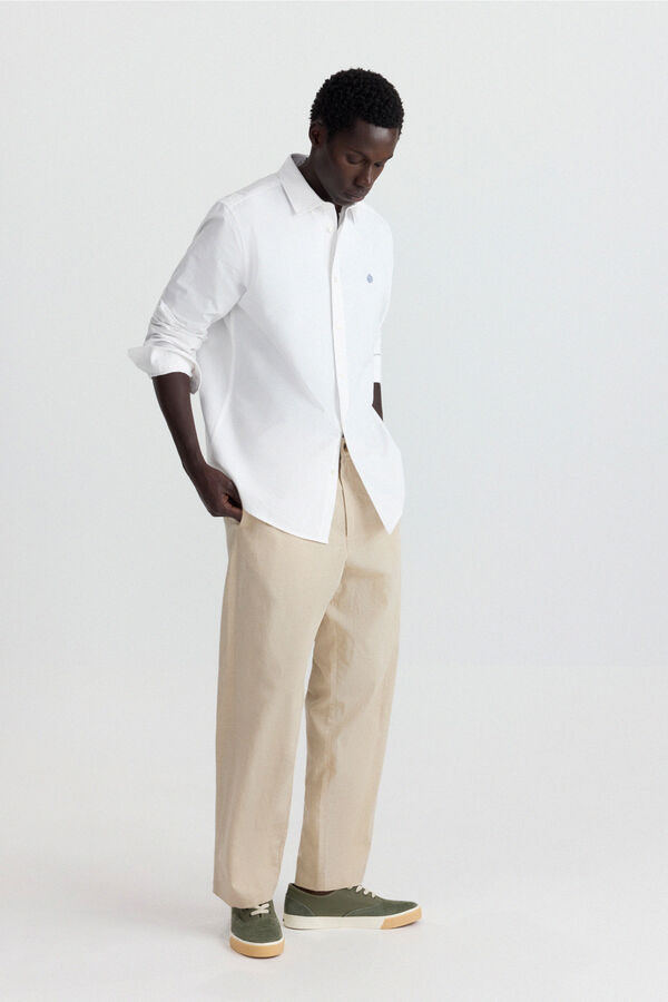 Springfield Camisa oxford branco