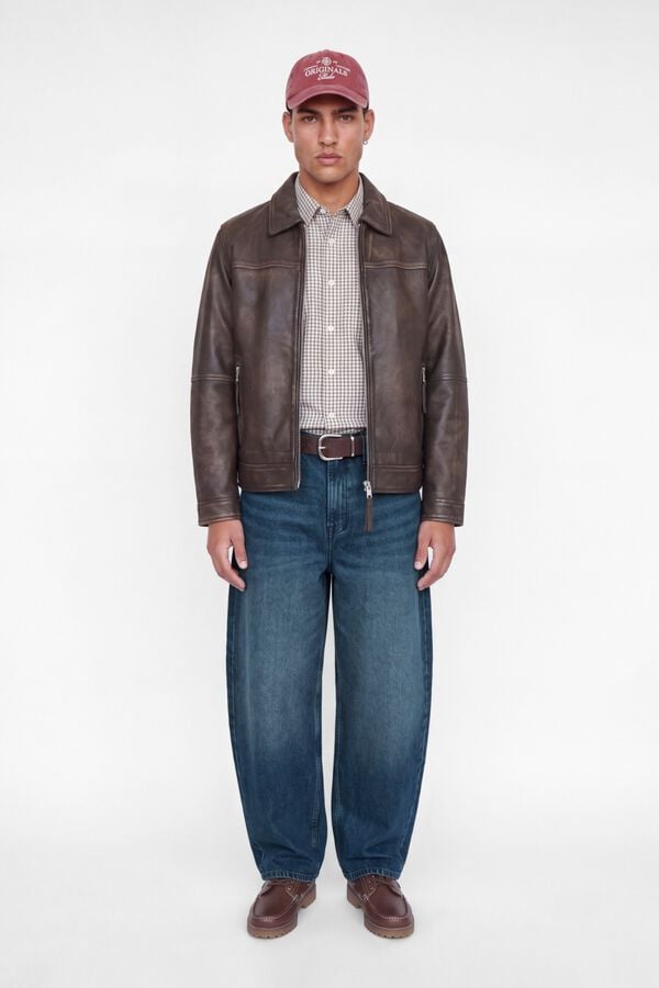 Jack & Jones Cal&ccedil;as jeans barrel azul