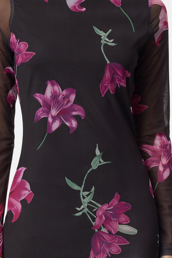 Trendyol Vestido midi de tule rosa