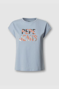 Pepe Jeans T-shirt logo de manga curta