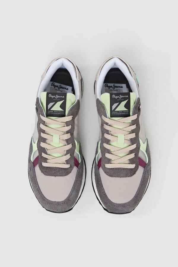 Pepe Jeans Sapatilhas retro cinzento