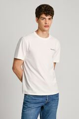 Pepe Jeans manga curta  bege