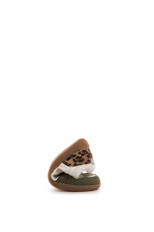MTNG Sapatilhas barefoot estampado animal branco