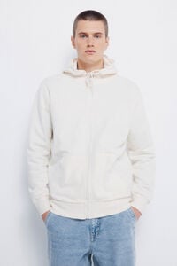 Springfield Sweatshirt com fecho-éclair e capuz