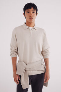 Springfield Jersey cuello polo cremallera