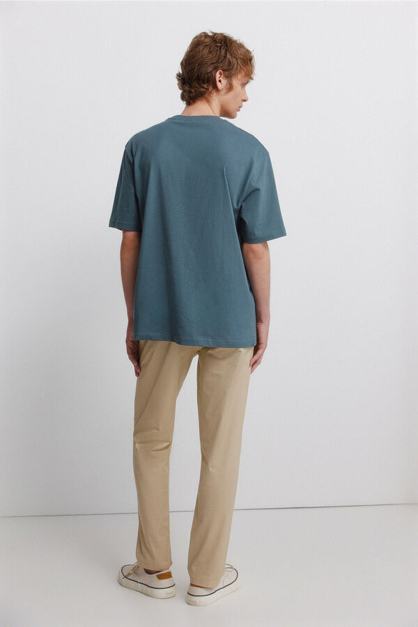 Springfield Cal&ccedil;as chino leves e confort&aacute;veis slim fit bege