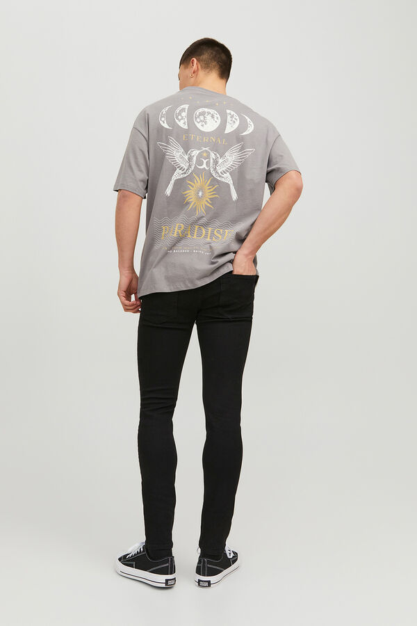 Jack & Jones Jeans skinny cintura baixa stretch preto