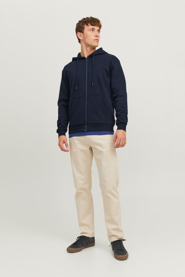 Jack & Jones Sweatshirt relaxed com capuz azul