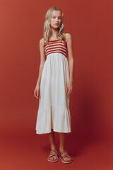 Springfield Kids Vestido Menorca cru