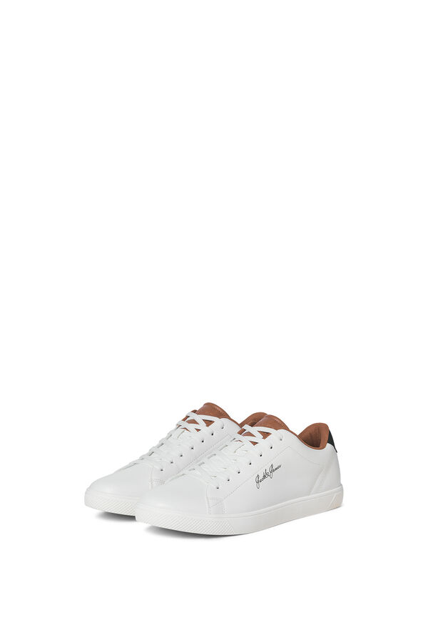 Jack & Jones Sneakers casuais com sola de borracha branco