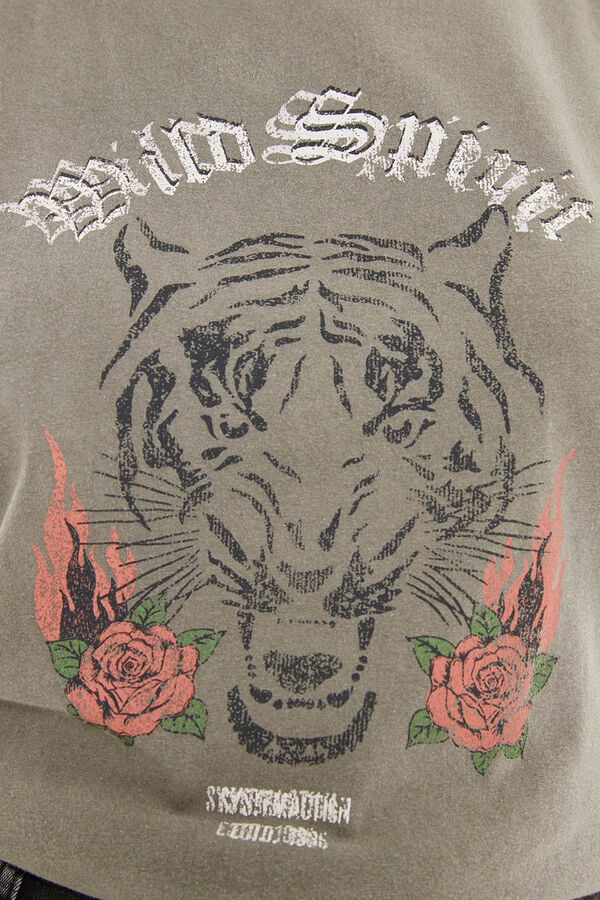 System Action Camisa posicional do Tigre verde