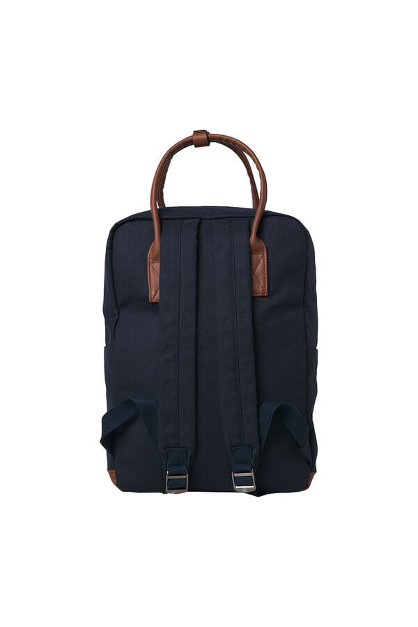 Jack & Jones Mochila b&aacute;sica de lona azul