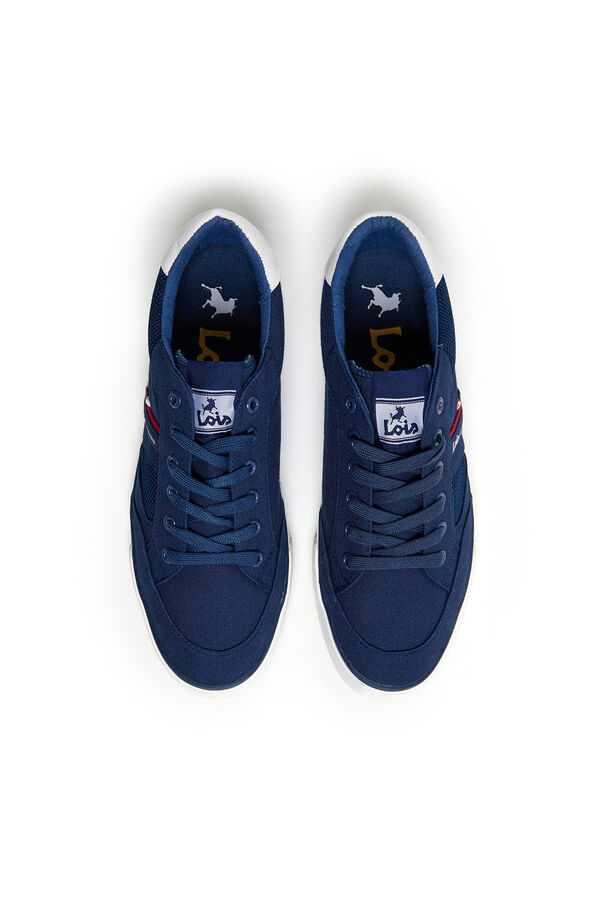 Lois Textile lace-up trainers blue