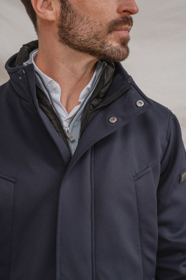 Celopman Parka Dupla azul