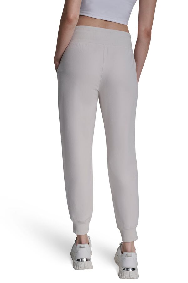 DKNY Cal&ccedil;as jogger b&aacute;sicas cinzento