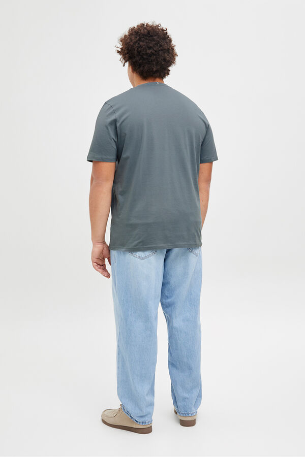 Jack & Jones PLUS T-shirt relaxed fit Plus cinzento