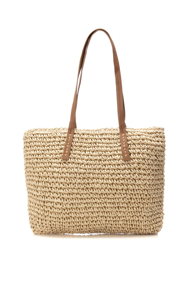 XTI Bolsa De R&aacute;fia bege