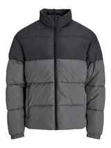 Jack & Jones PLUS Casaco acolchoada masculina cinzento