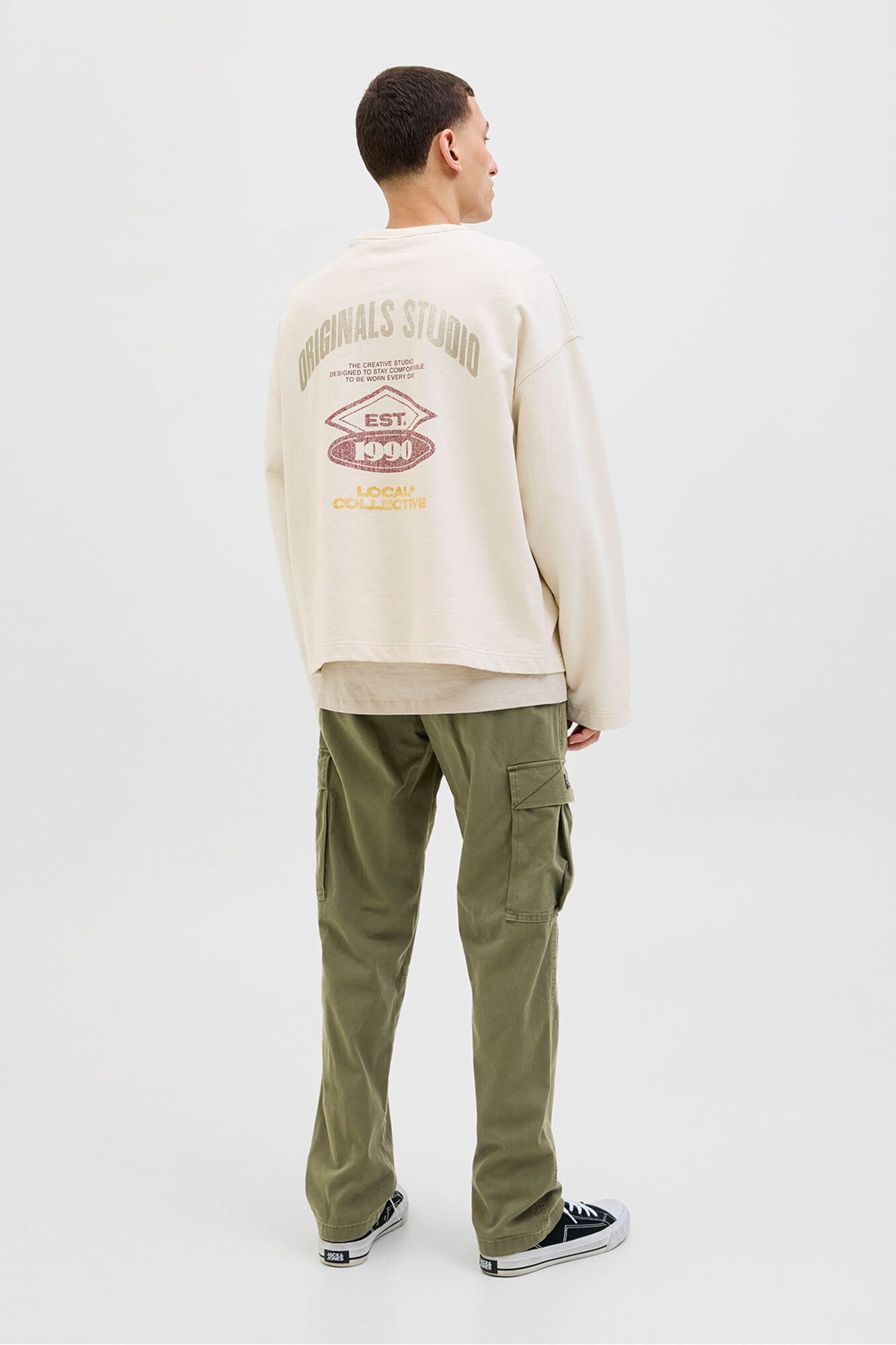 Jack & Jones Cal&ccedil;a cargo com ajuste relaxado 