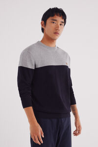 Springfield Camisola básico com blocos de cores
