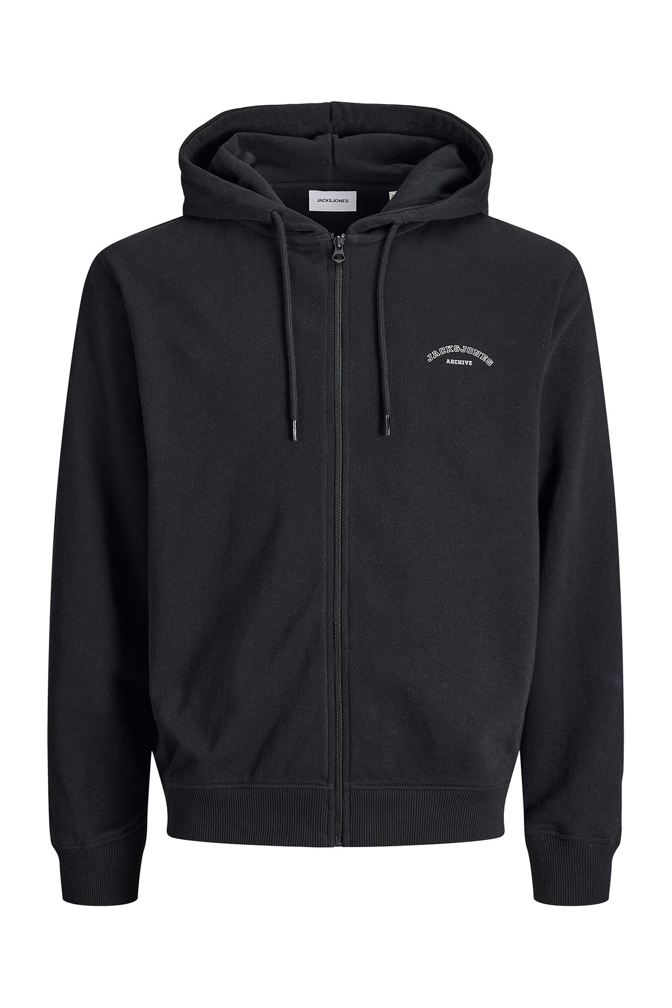 Jack & Jones PLUS Sweatshirt b&aacute;sica com fecho-&eacute;clair
