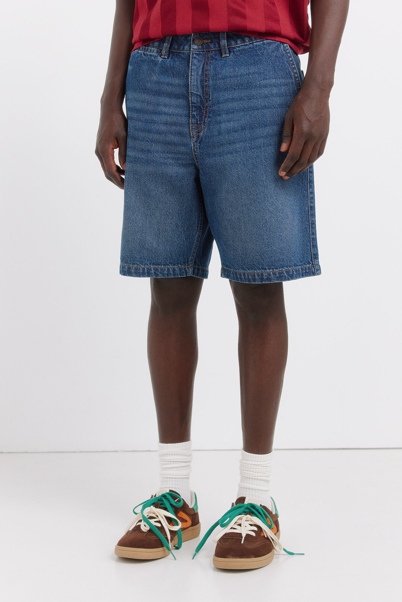 Springfield Bermudas chino de ganga straight fit