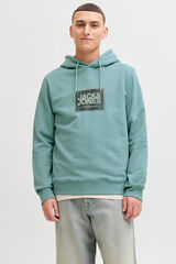 Jack & Jones Sweatshirt capuz azul