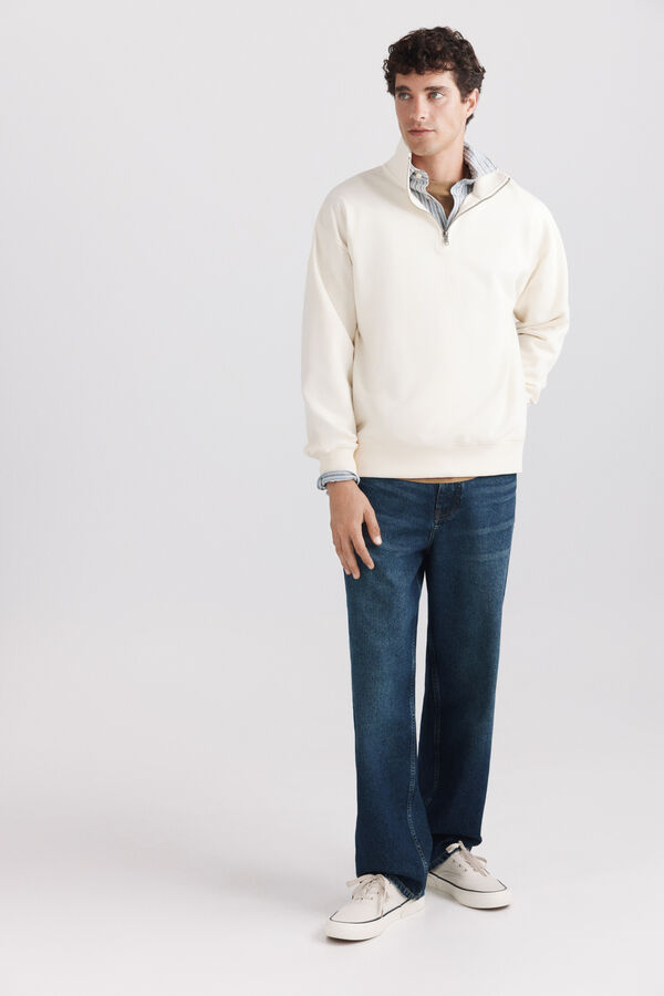 Springfield Sweatshirt gola camionista branco