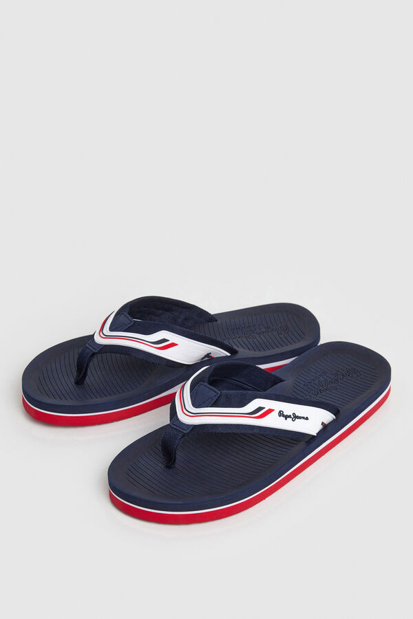 Pepe Jeans Chanclas De Playa Color Block blanco
