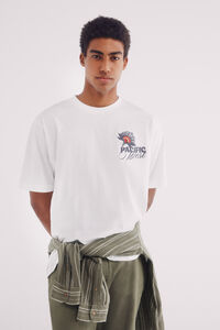 Springfield Camiseta flor do pacífico