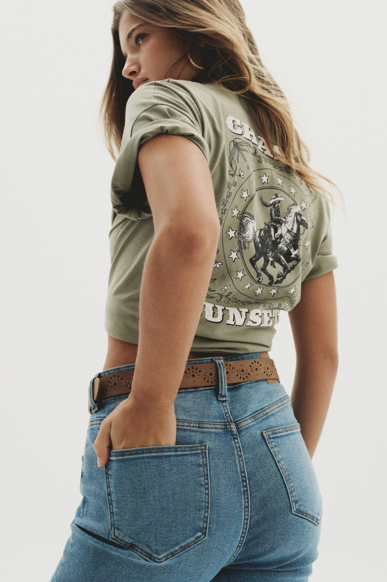 Springfield Camiseta gr&aacute;fica western