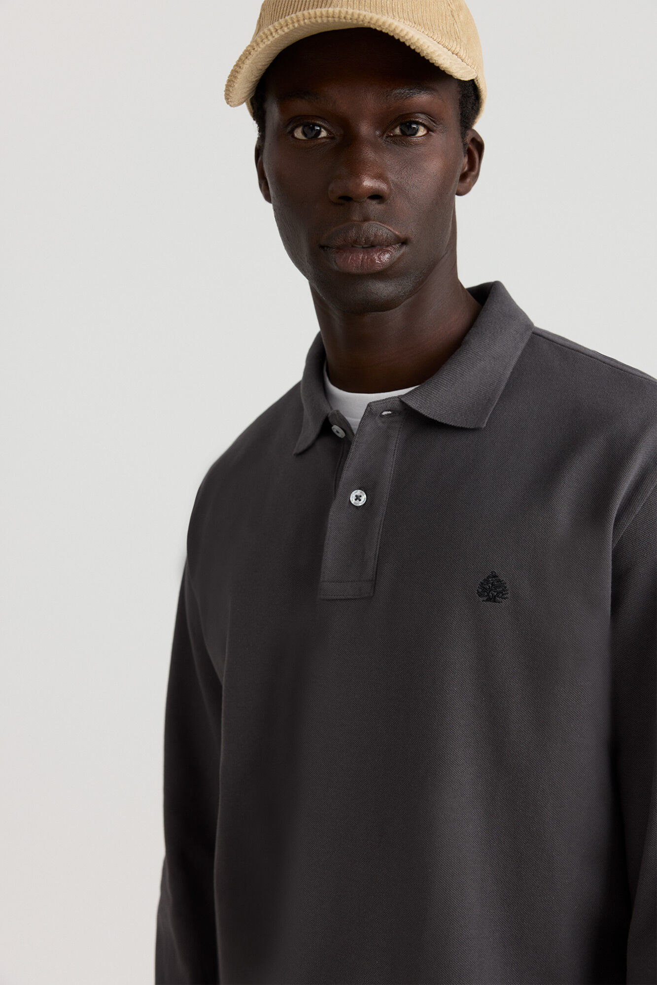 Springfield Polo piqu&eacute; manga comprida regular fit