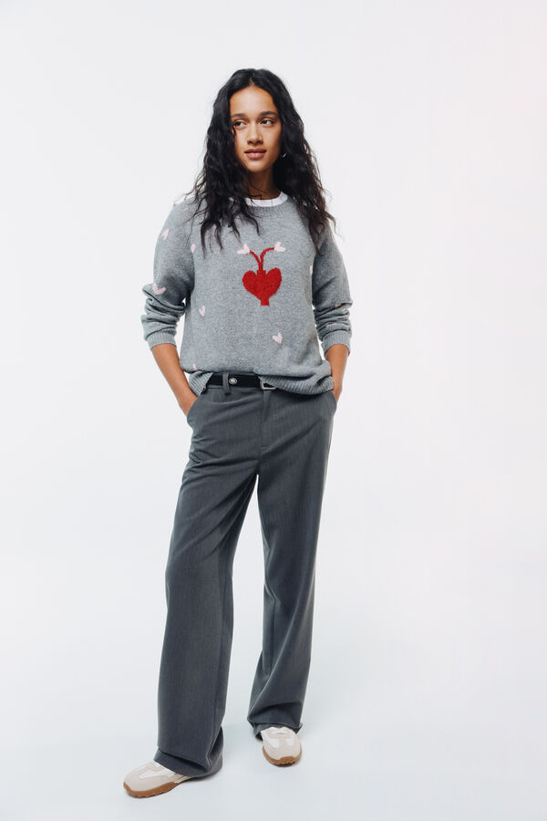 Springfield Camisola p&eacute;talas azul