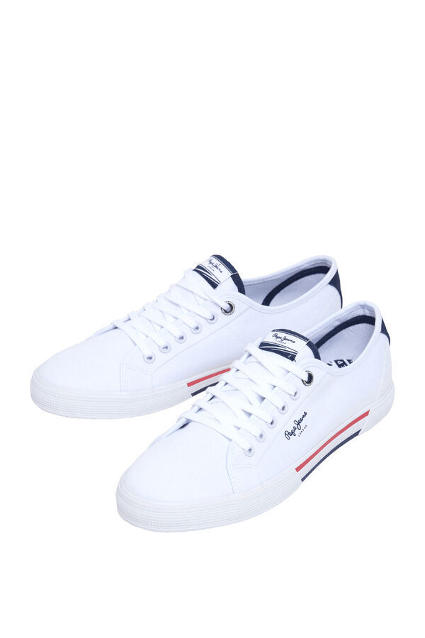 Pepe Jeans Tênis Clássicos em Sarja branco