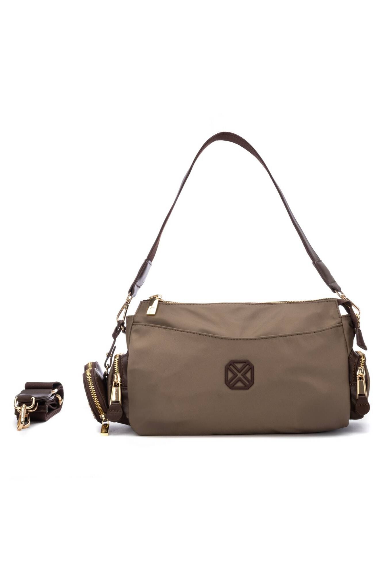 XTI Bolso hombro cremallera y asa