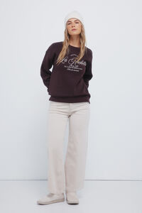 Springfield Calças de marinheiro de veludo cotelê